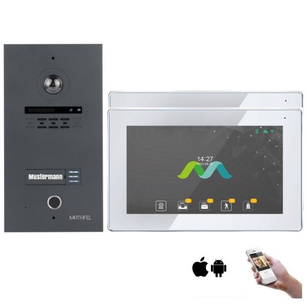 Türsprechanlage mit Fingerprint