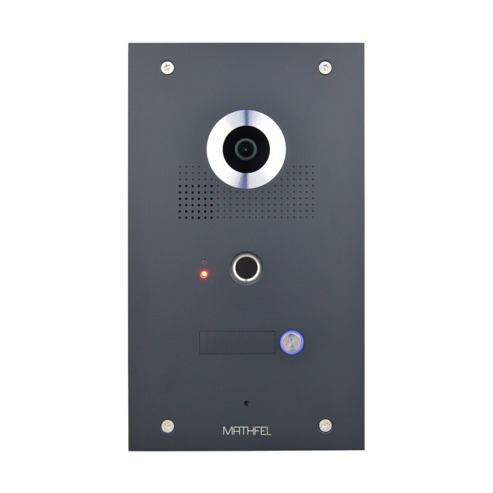 4 Draht Videotürsprechanlage mit Fingerprint, 170° Weitwinkel-Fischaugen-Kamera in Anthrazit und 7“ Monitor optional mit WLAN und personalisierter Gravur – Bild 5
