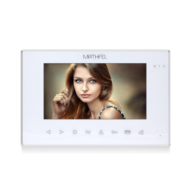 2 Draht 7 Zoll Monitor Touchscreen weiß Erweiterung